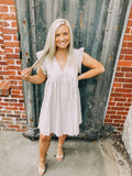 Panama City dress-oatmeal