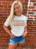 Tennessee leopard retro tee