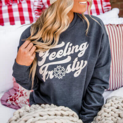 Feelin Frosty Crew Sweatshirt