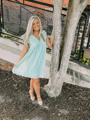 Panama City dress-mint
