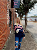 Girls day Out Sweater-Pink