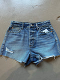High Waisted distressed shorts