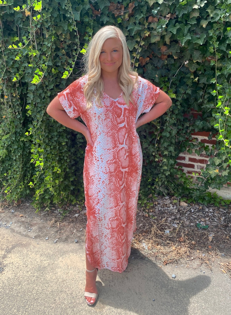 Rust snakeskin dress – Southern Grace Boutique Rust snakeskin dress – Southern Grace Boutique