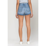 High Waisted distressed shorts
