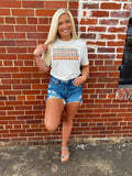 Tennessee leopard retro tee