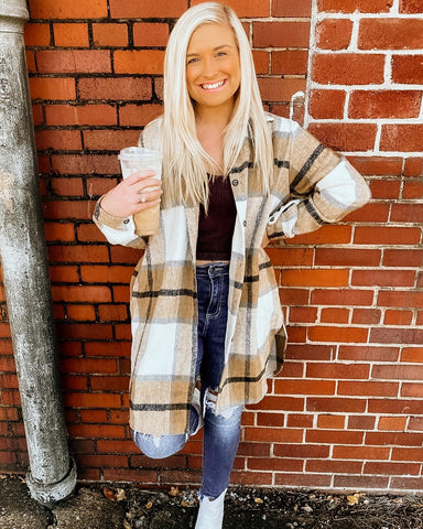 Coffee date shacket