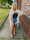 Vacay bound kimono-snake print