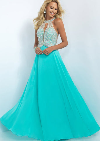 Seafoam Blush Prom Dress