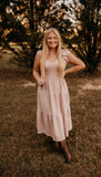 Touch of Fall Dress-Light Taupe