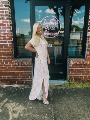 Snakeskin maxi dress Southern Grace Boutique Snakeskin maxi dress Southern Grace Boutique