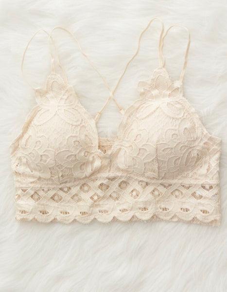 Braize Ivory Lace Bralette