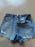 High Waisted distressed shorts